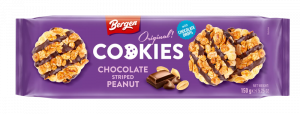 Chocolate Striped peanut Cookies