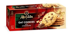 vis box royals oat cookies chocolate