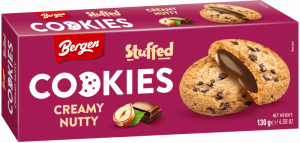 Stuffed cookies creamy nutty