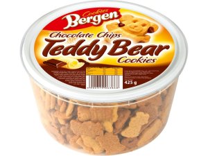 Teddy Bear Cookieswith Chocolate Chip